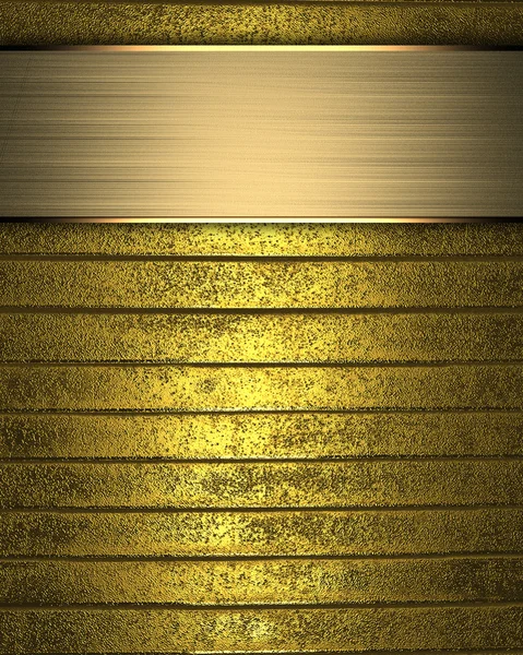 Gold Background with gold sign for writing.