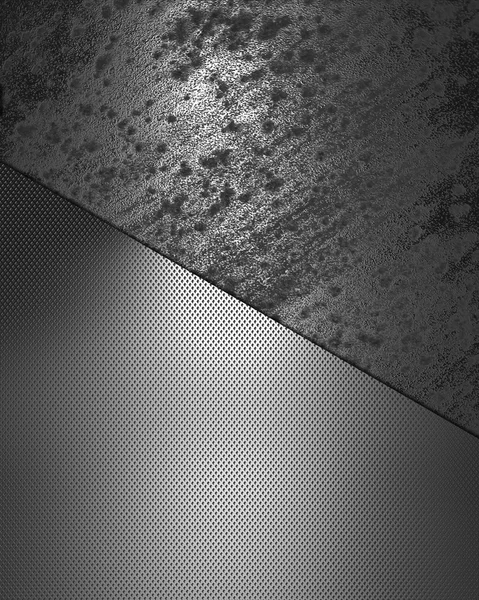 Metal background with metal plate for writing