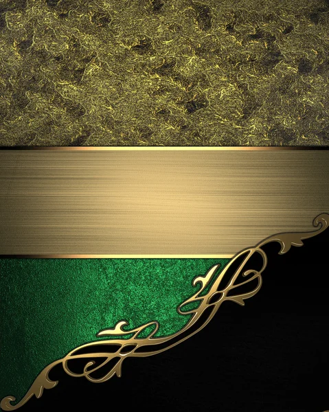 Green and gold texture