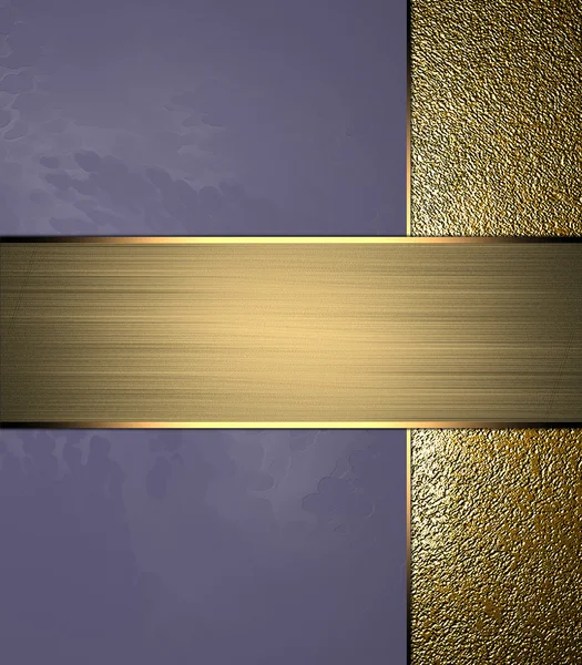 Abstract template with gold edge. Design template. Design site