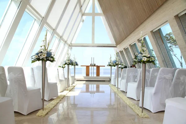 Romantic wedding place at Infinity Chapel, Conrad Hotel, Bali, Indonesia