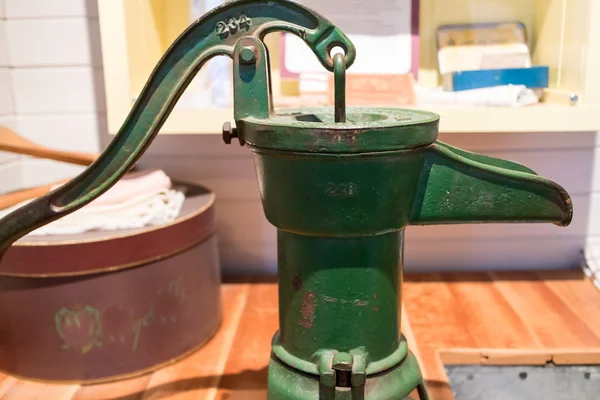 Old indoor water pump