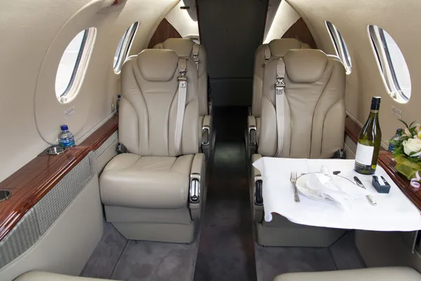Business-jet interior. Premier 1