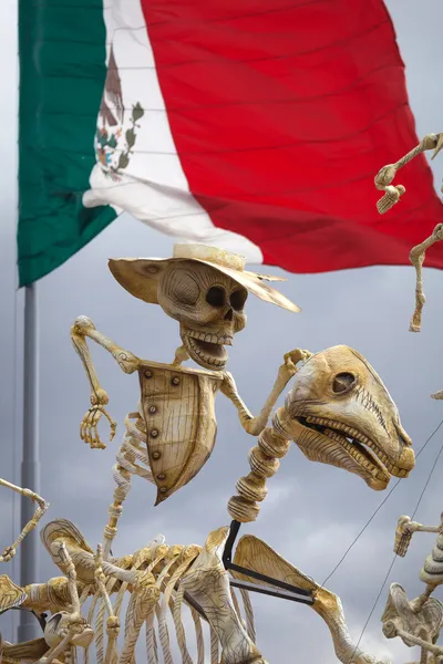Skeletons is obligatory attribute of Traditional Day of the Dead