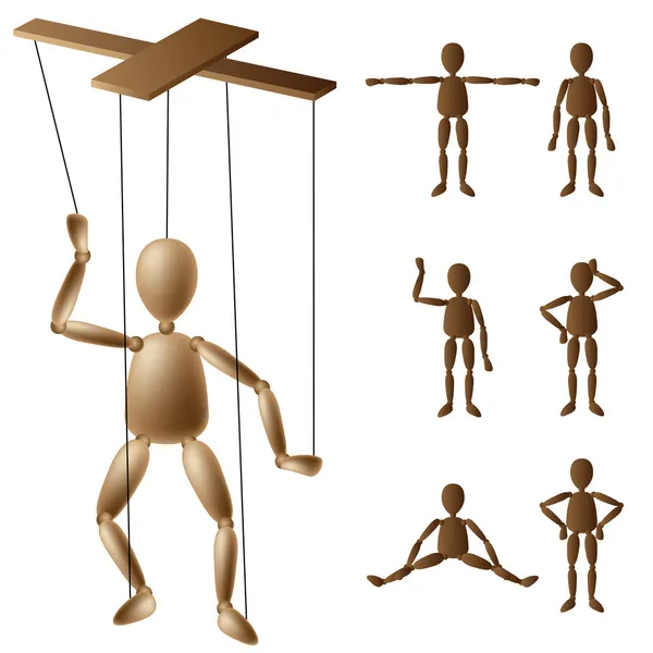 puppet set — Stock Vector © Helioshammer 22614827