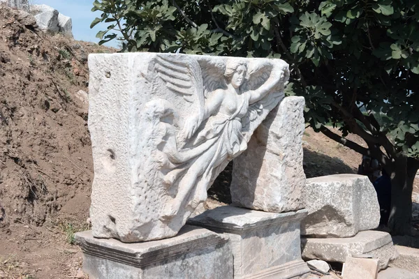 Sculpture of the goddess of victory Nike at Efes.