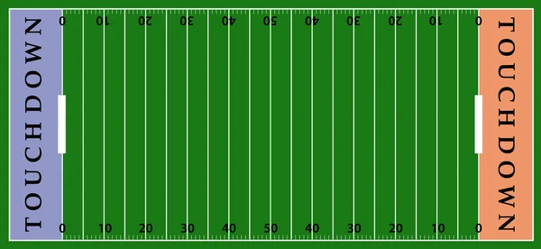 American football field background with artificial turf. soccer field view from above. eps10 format vector illustration