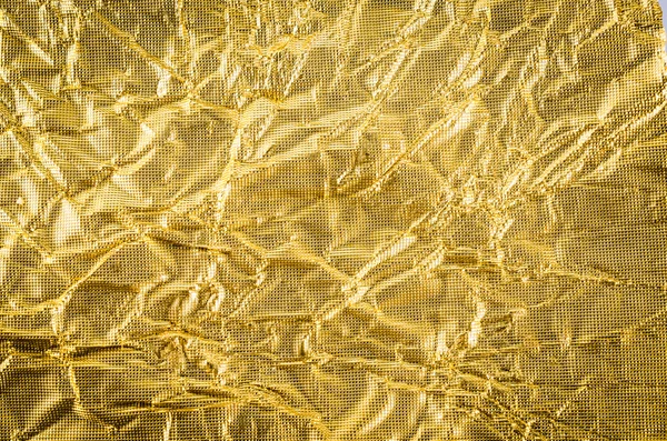 Gold paper crumpled texture