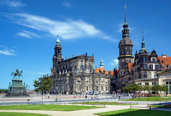 Monument to King John, Church and Dresden Castle