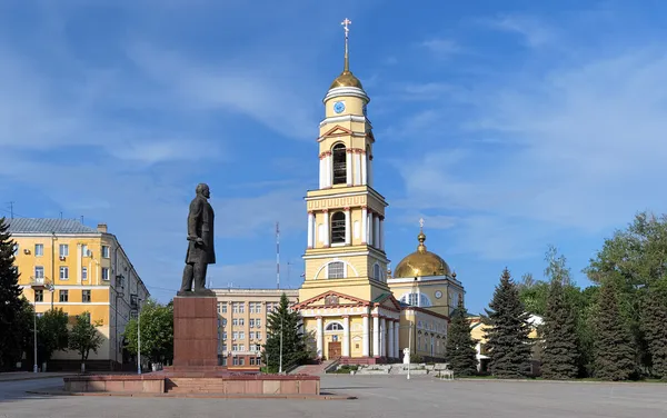 Cathedral Square in Lipetsk, Russia