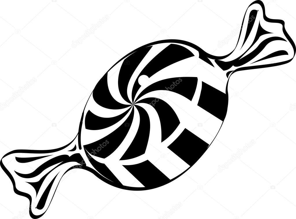 Printable Peppermint Swirl Template