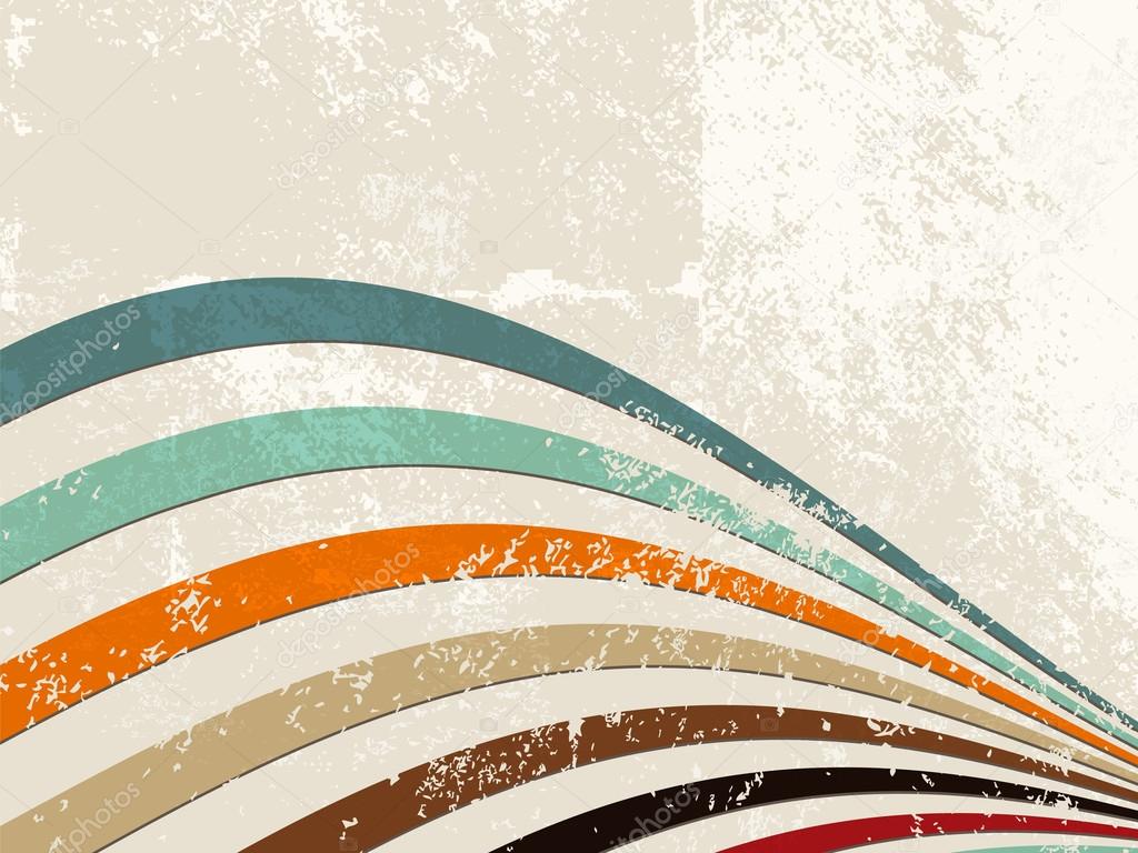 Retro lines grunge stripe background — Stock Vector © doozie 33905953