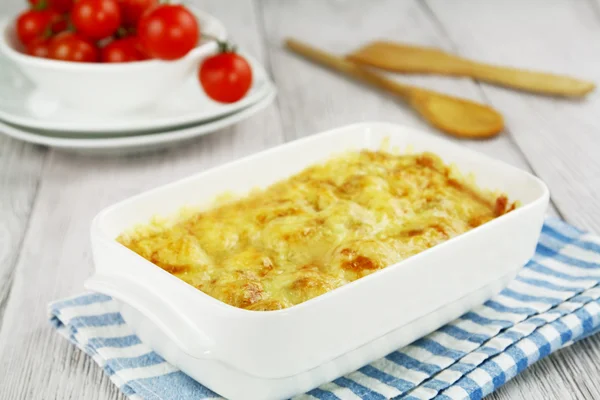 Cauliflower baked with cheese
