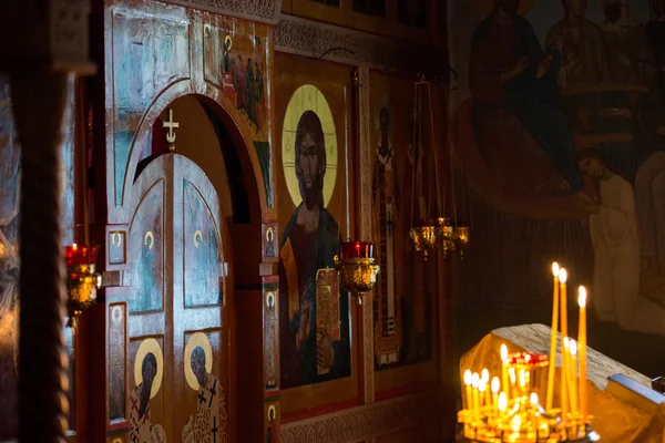 Divine service in an orthodox temple