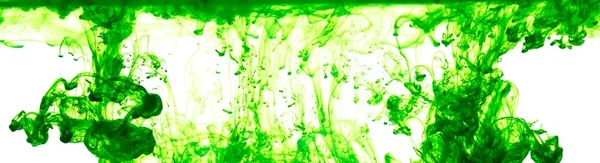 Green ink splash