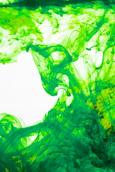 Green ink splash