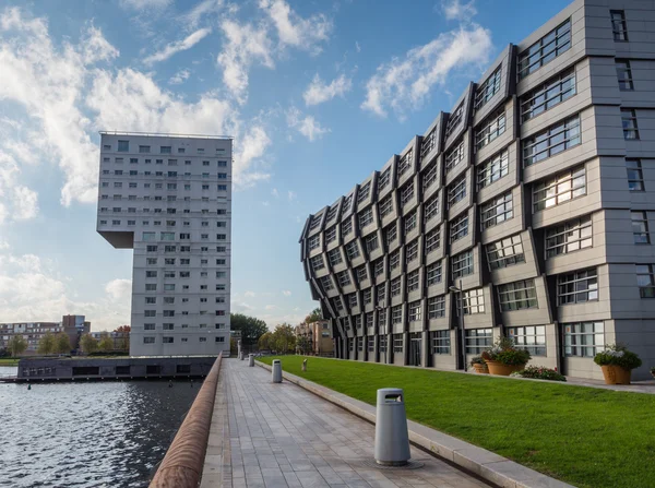 Appartment buildings in the modern city centre of Almere, The Ne