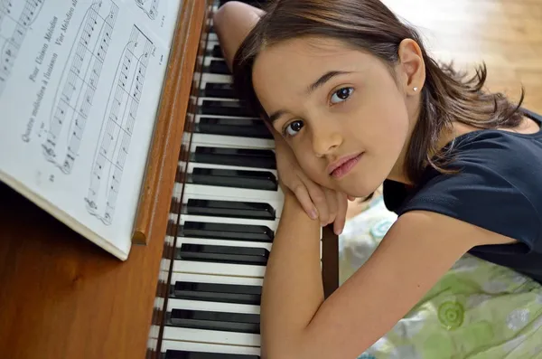 Dreamy Young Pianist