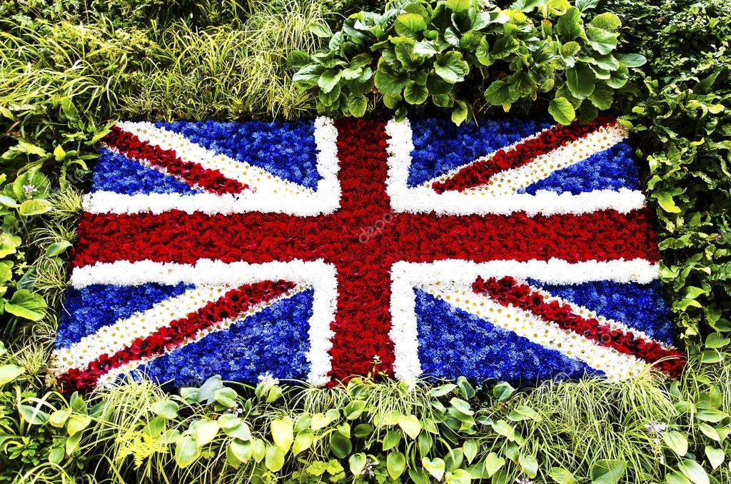 British flag flowers — Stock Photo © maury75 17738413