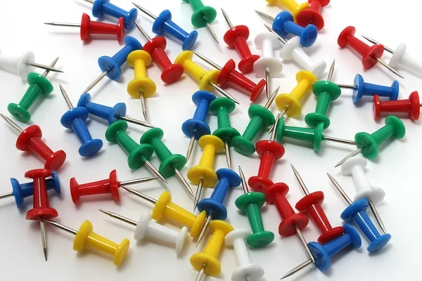 Colored drawing pins