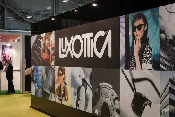 Luxottica stand at Mido 2014 in Milan, Italy