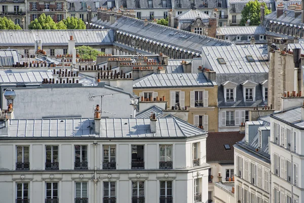 Paris roofs and cityview