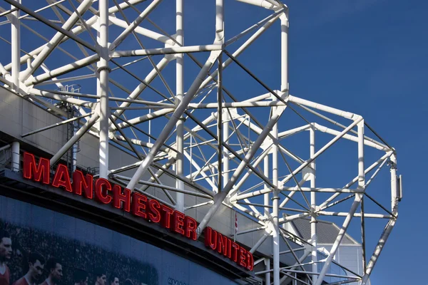 Manchester United Football Stadium in Manchester in England