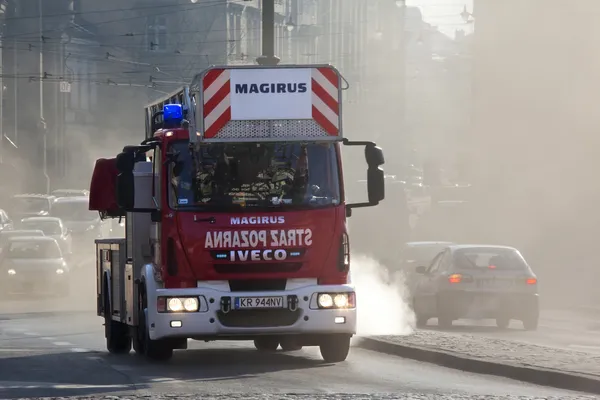 Polish Fire Service Emergency Vehicle