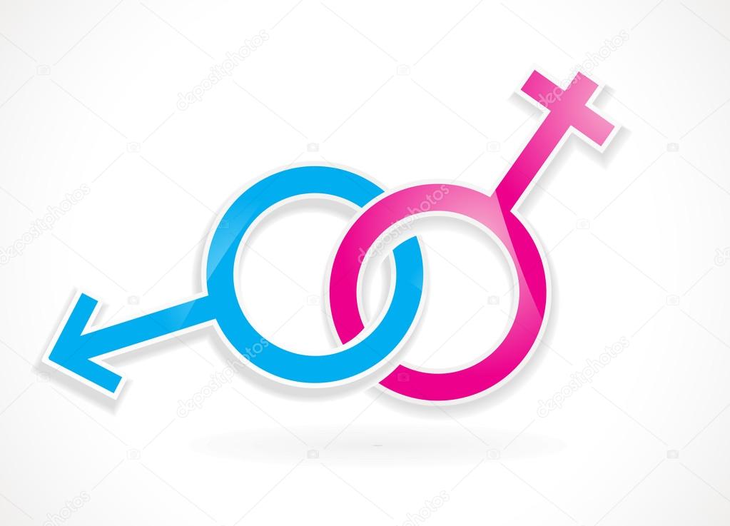Male And Female Sex Symbol Vector — Stock Vector © Rikky18