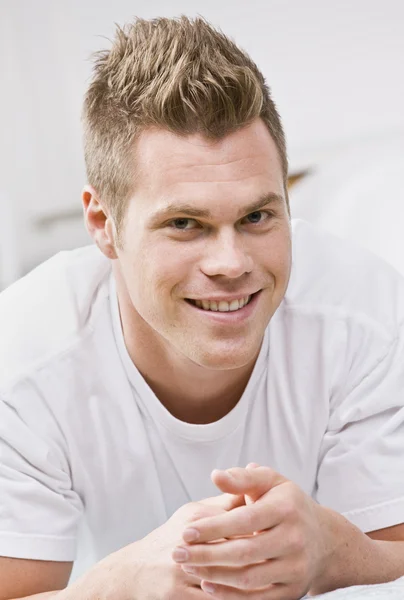 Close Up Portrait of an Attractive male face.