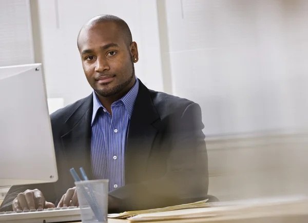 Man on Computer