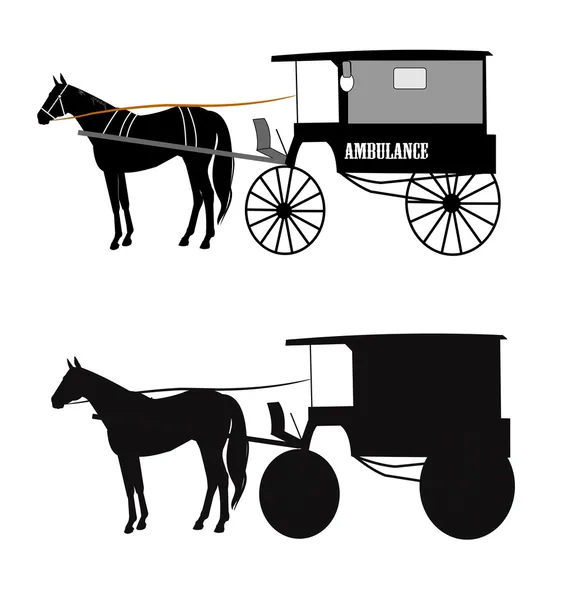 Horse drawn ambulance