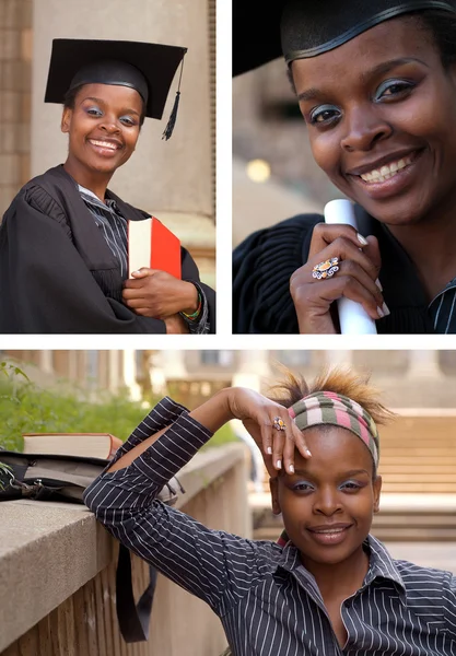 African American College Student Collage — Stock Photo #18210255