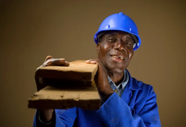 Senior African Worker