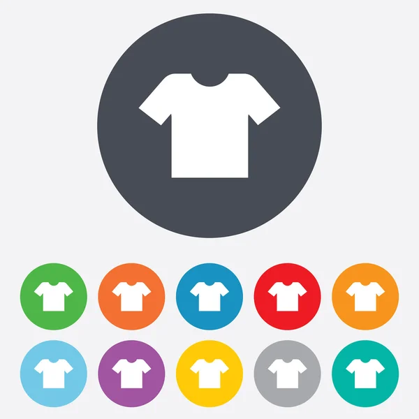 T-shirt sign icon. Clothes symbol.