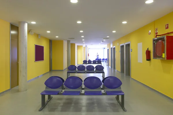Waiting area and surgery rooms at Clinic center