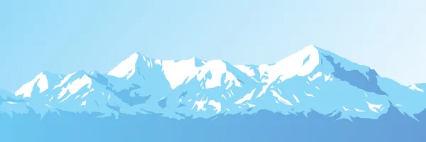 Blue mountains vector