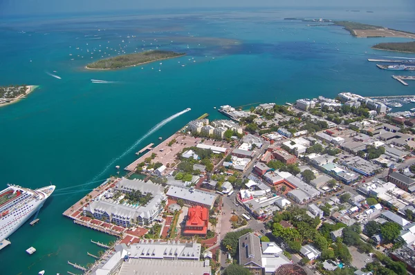 Aerial view of key west
