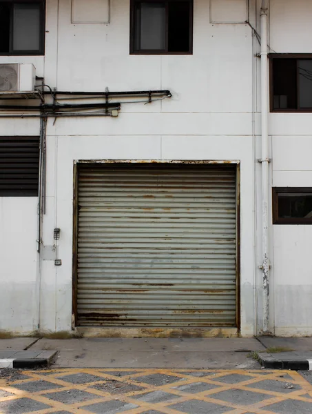 Door still inside the factory
