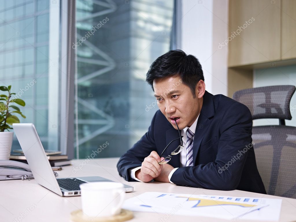 Something Asian business man fake... could