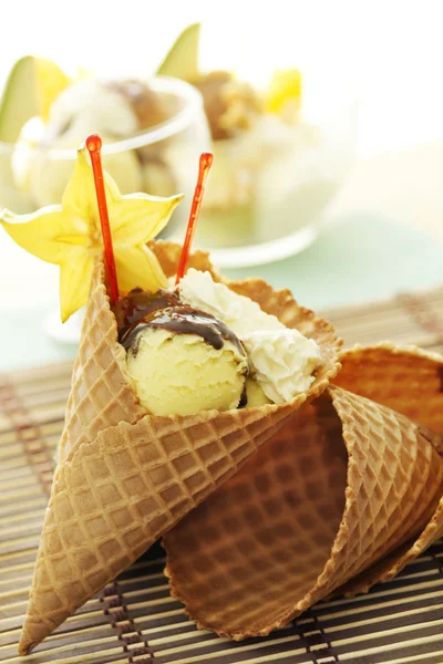 Fruit Ice Cream Cone