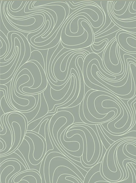 Abtract wavy wirl in art-deco style