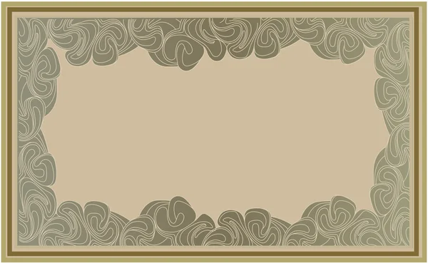 Abstract frame in retro art-deco style