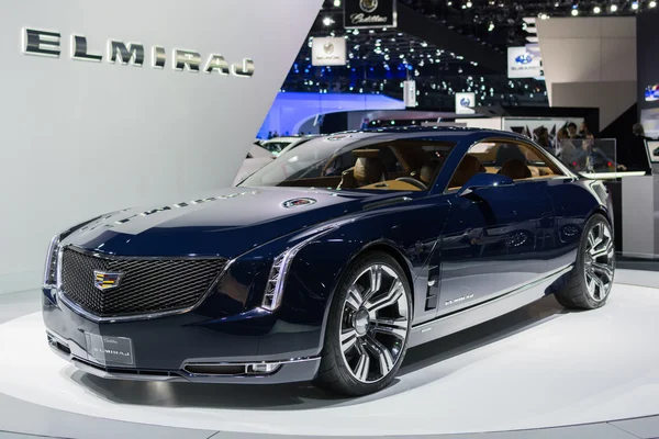 Cadillac Elmiraj car on display at the LA Auto Show.