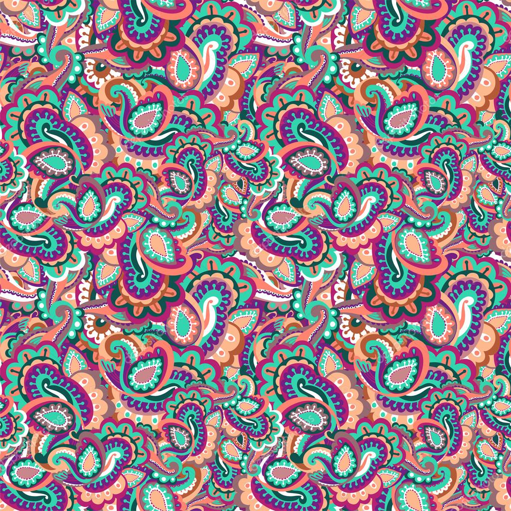 Paisley seamless background u2014 Stock Vector © julia_kuz #18665179