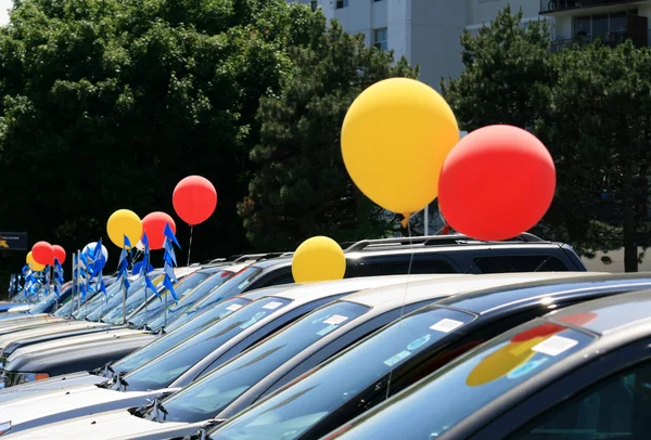 Balloons at Cars Sale