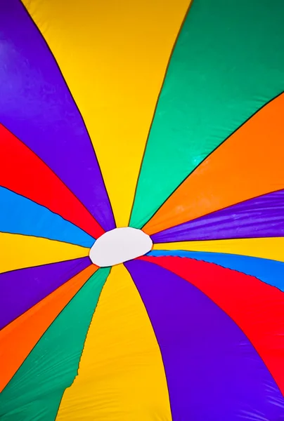 Colorful parachute as background