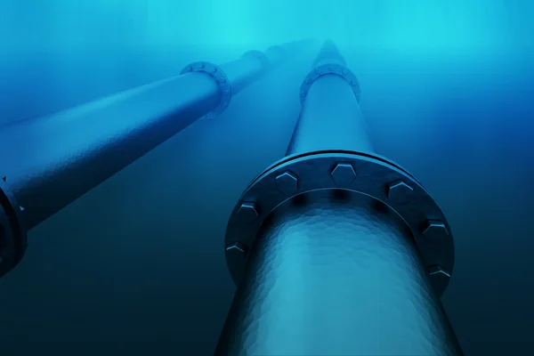 Underwater pipeline.