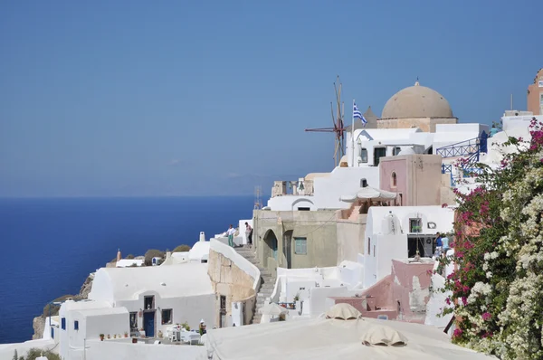 Landscape Greek island in the Mediterranean sea.