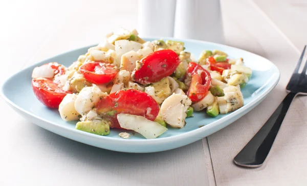 Brazilian hearts of palm salad with tomatoes